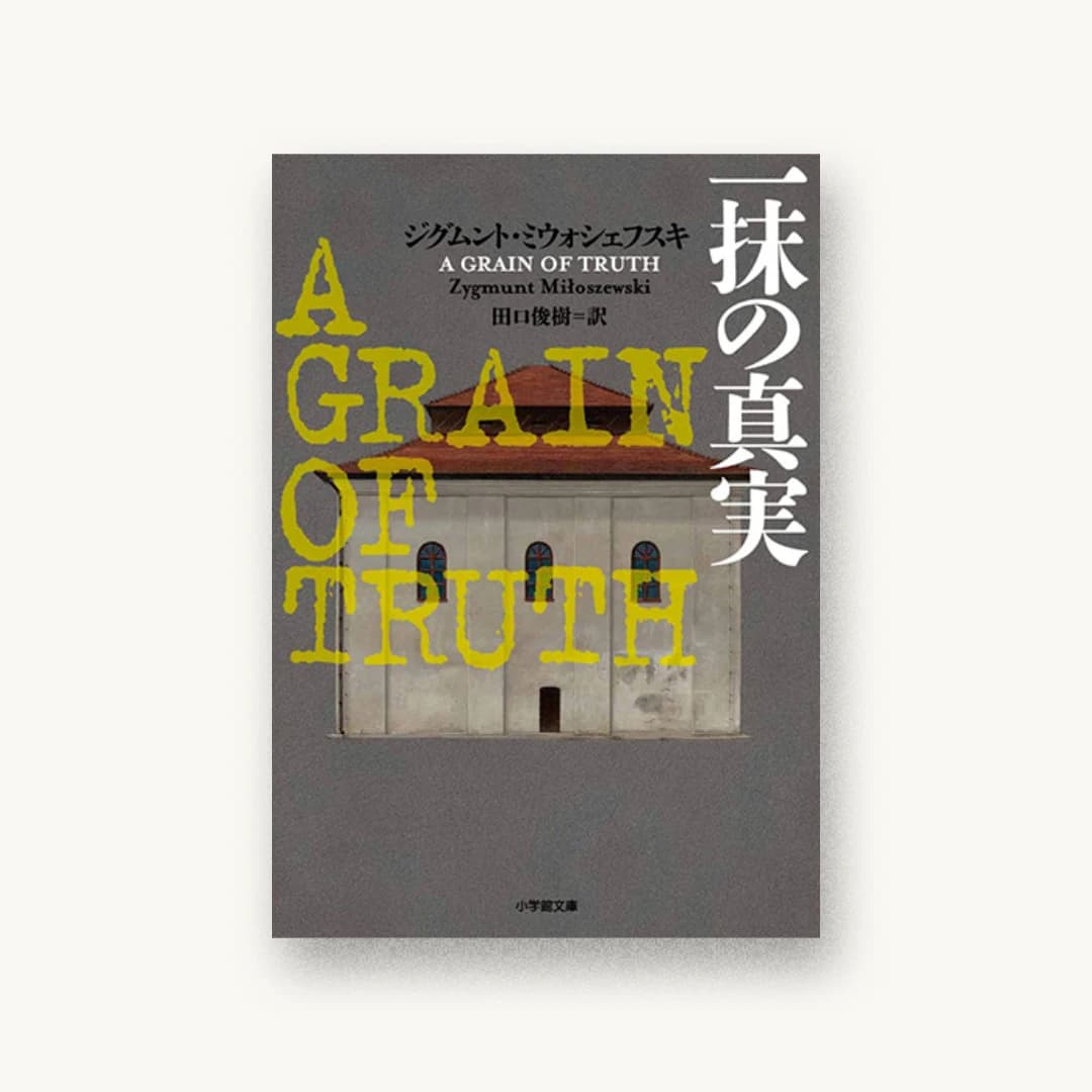 『一抹の真実: A GRAIN OF TRUTH』 装丁: 鈴木成一デザイン室 書影