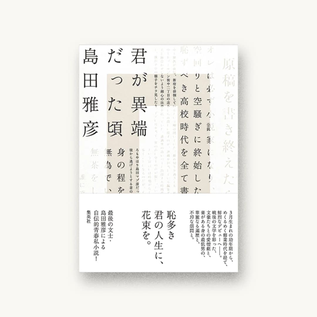 『君が異端だった頃』 装丁: 水戸部功 書影