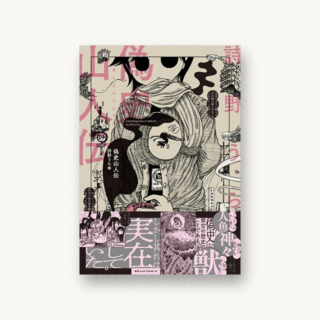 『偽史山人伝』 装丁: コードデザインスタジオ 書影
