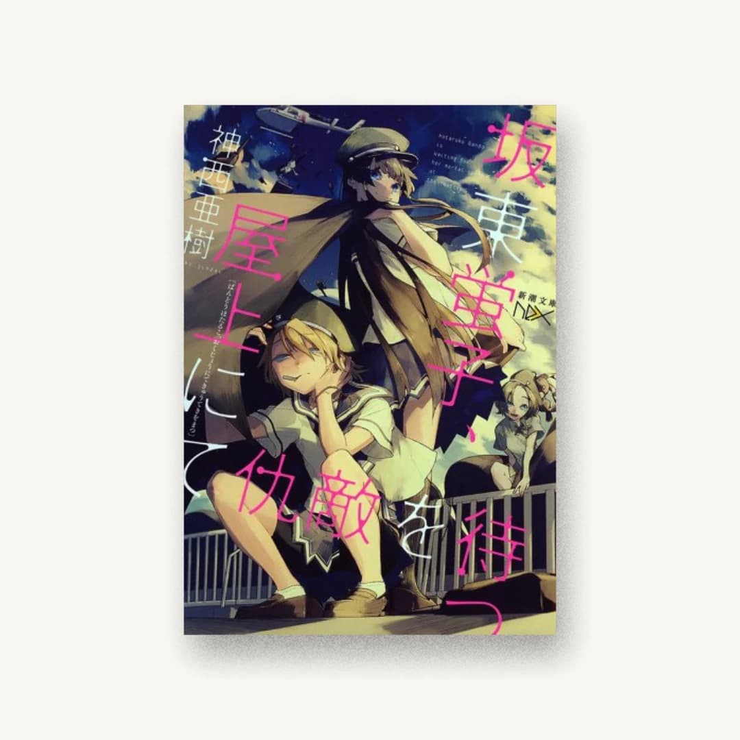 『坂東蛍子、屋上にて仇敵を待つ』 装丁: 川谷康久 書影